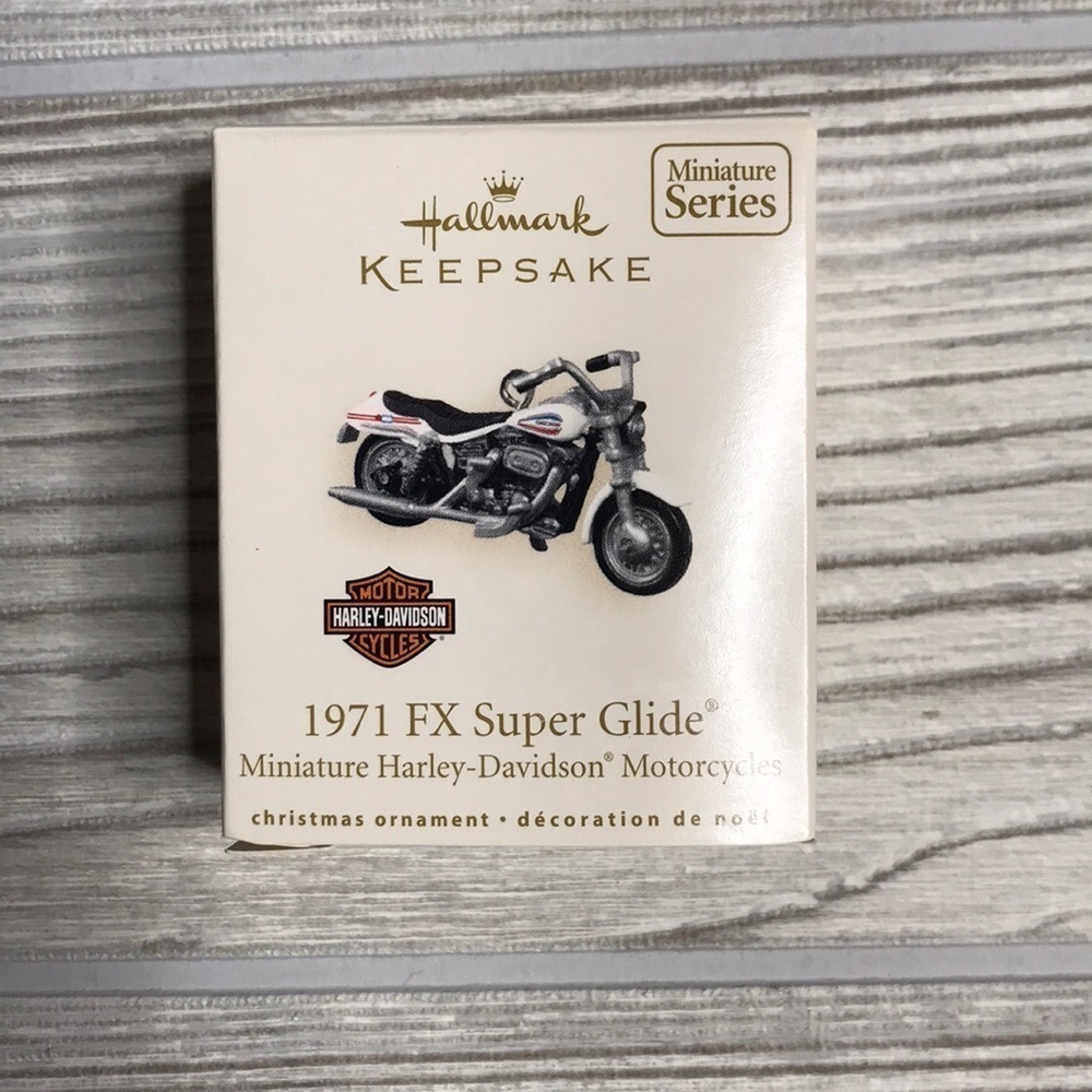 Hallmark Harley Davidson 1971 FX Super Glide Mini